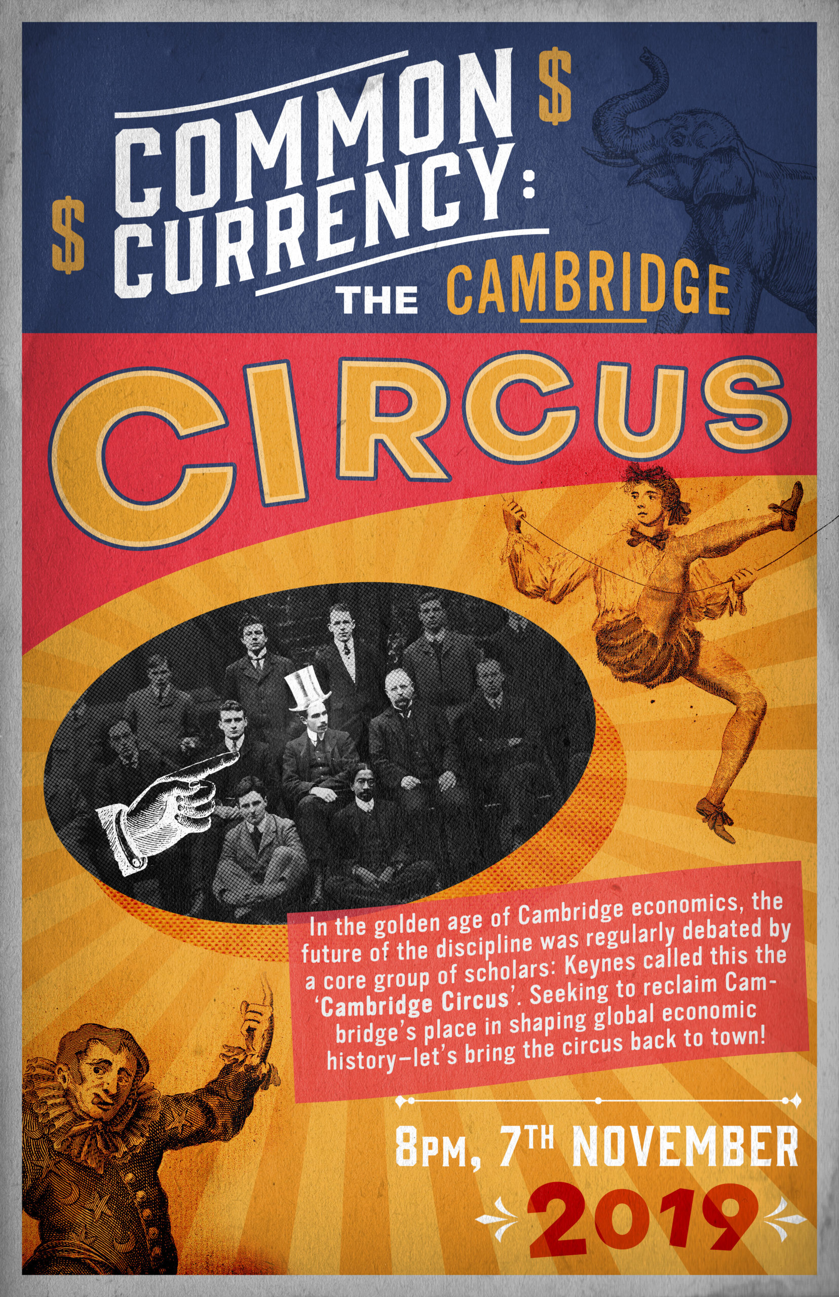 Cambridge Circus event poster