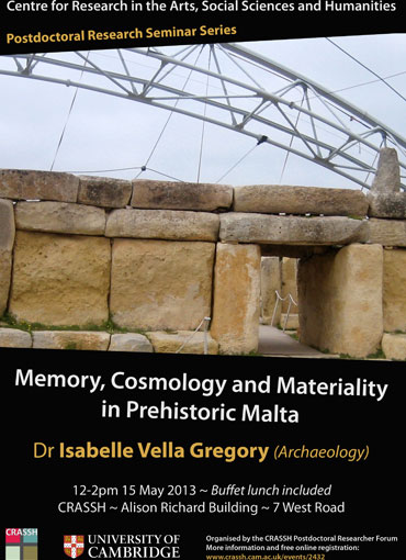 Memory, Cosmology and Materiality in Prehistoric Malta