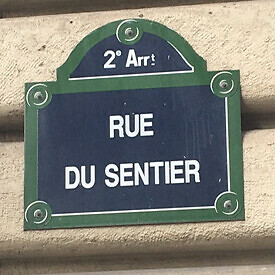 Paris street sign.