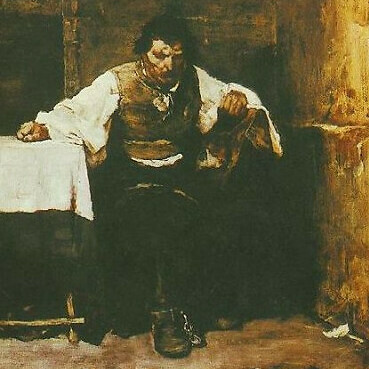 The Last Day of a Condemned Man (1869) by Mihály Munkácsy.
