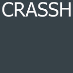 grey square with the word CRASSH written across the top