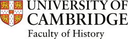 University of Cambridge, Faculty of History Logo and shield